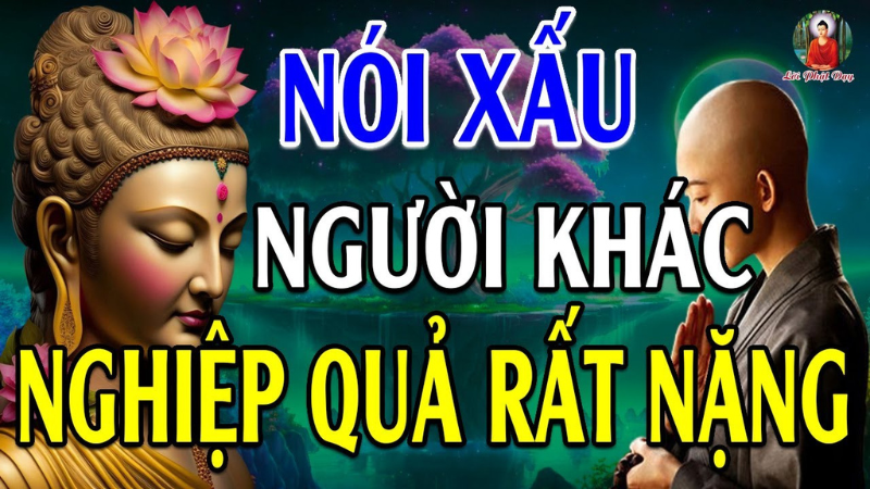 phật dạy khi bị người khác nói xấu